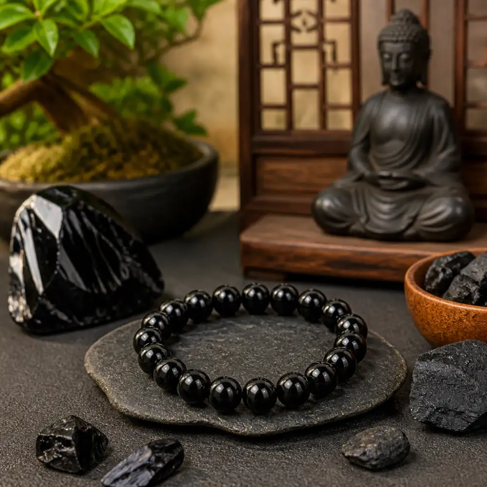 feng shui náramek obsidián