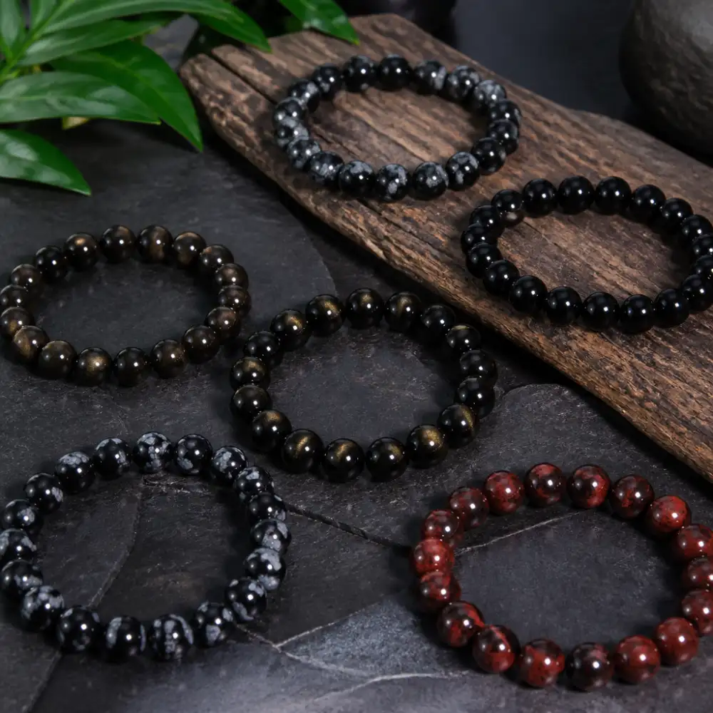 feng shui náramek obsidián