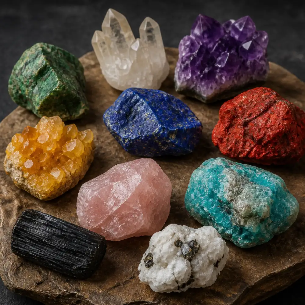 krystaly a minerály